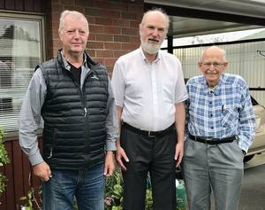 Photo: Glyn Carpenter and Bishop Dr. Thomas Schirrmacher during a visit with former WEA theologian Bruce Nicholls © WEA/Thomas Schirrmacher