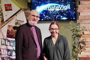 Foto: WEA-GeneralsekretÃ¤r Bischof Dr. Thomas Schirrmacher mit der Klimaforscherin und WEA-Klimabotschafterin Dr. Katharine Hayhoe Â© WEA/Esther Habermann