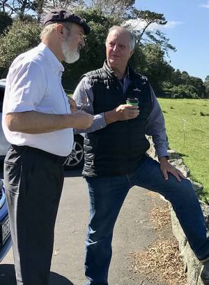 Photo: Glyn Carpenter and Bishop Dr. Thomas Schirrmacher during a coffee break in Auckland in 2019 © WEA/Thomas Schirrmacher