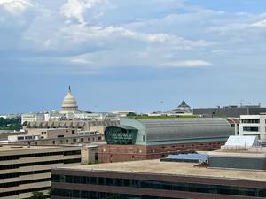 Photo: View from the Museum of the Bible © Esther Schirrmacher