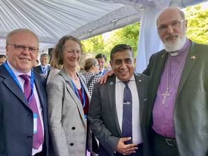 Photo: Roy Gaetan, Janet Epp-Buckingham, Lord Ahmad and Thomas Schirrmacher © BQ/Martin Warnecke