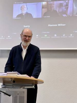 Foto: Thomas Schirrmacher während seines Kurzvortrags © missiotop/Sebastian Groß