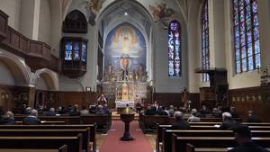Prelate Prof. Dr. Moll preaching the opening sermon © Manuel Böhm